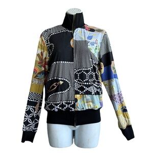 Adidas Y-3 Yohji Yamamoto Reversible Bomber Jacket Black Size S Petite